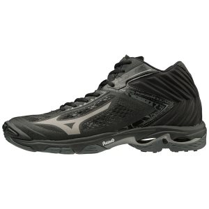Mizuno Wave Lightning Z5 Mid Παπουτσια Βολλευ Ανδρικα - Μαυρα